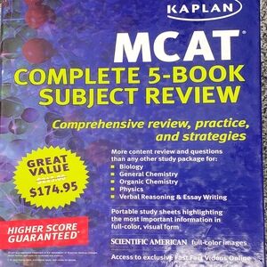 Kaplan MCAT Complete 5-Book Subject Review